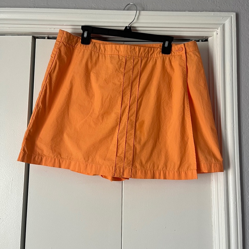 Dockers Women's‎ Orange Skort Size 16 Shorts Skirt Casual Comfortable Cute